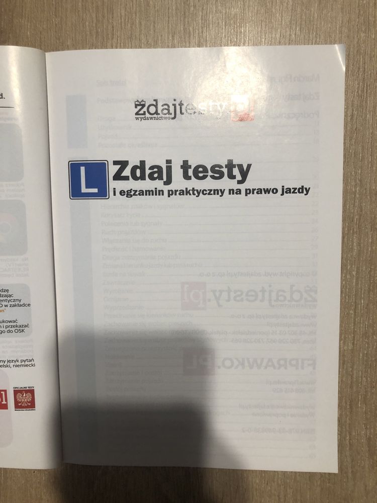 Podręcznik do prawo jazdy