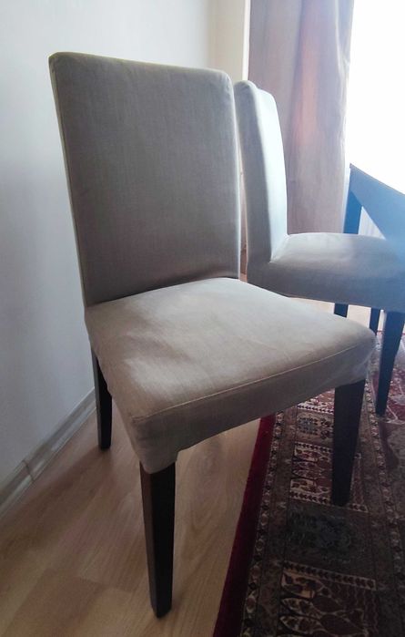 Stół Ikea Bjursta rozkładany 175-261/95/74 + 6 krzeseł Ikea Henriksdal