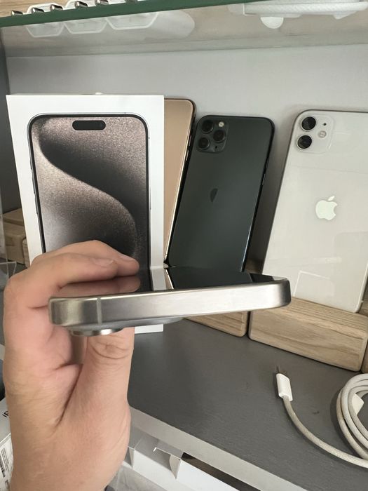  iPhone 15 Pro Max 256gb Natural Titanium Neverlock Ідеальний стан