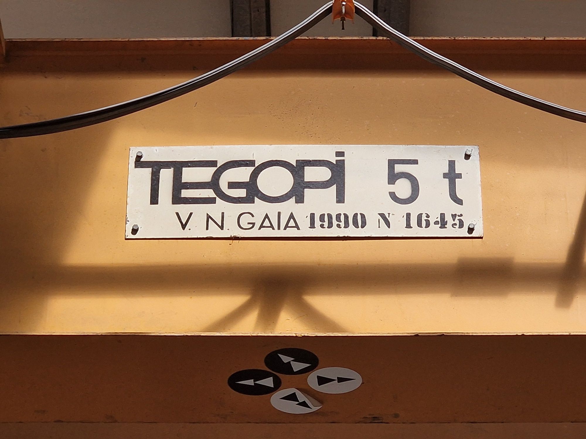 Ponte rolante Tegopi
