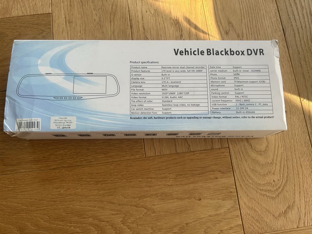 Wideorejestrator Vehicle Blackbox DVR