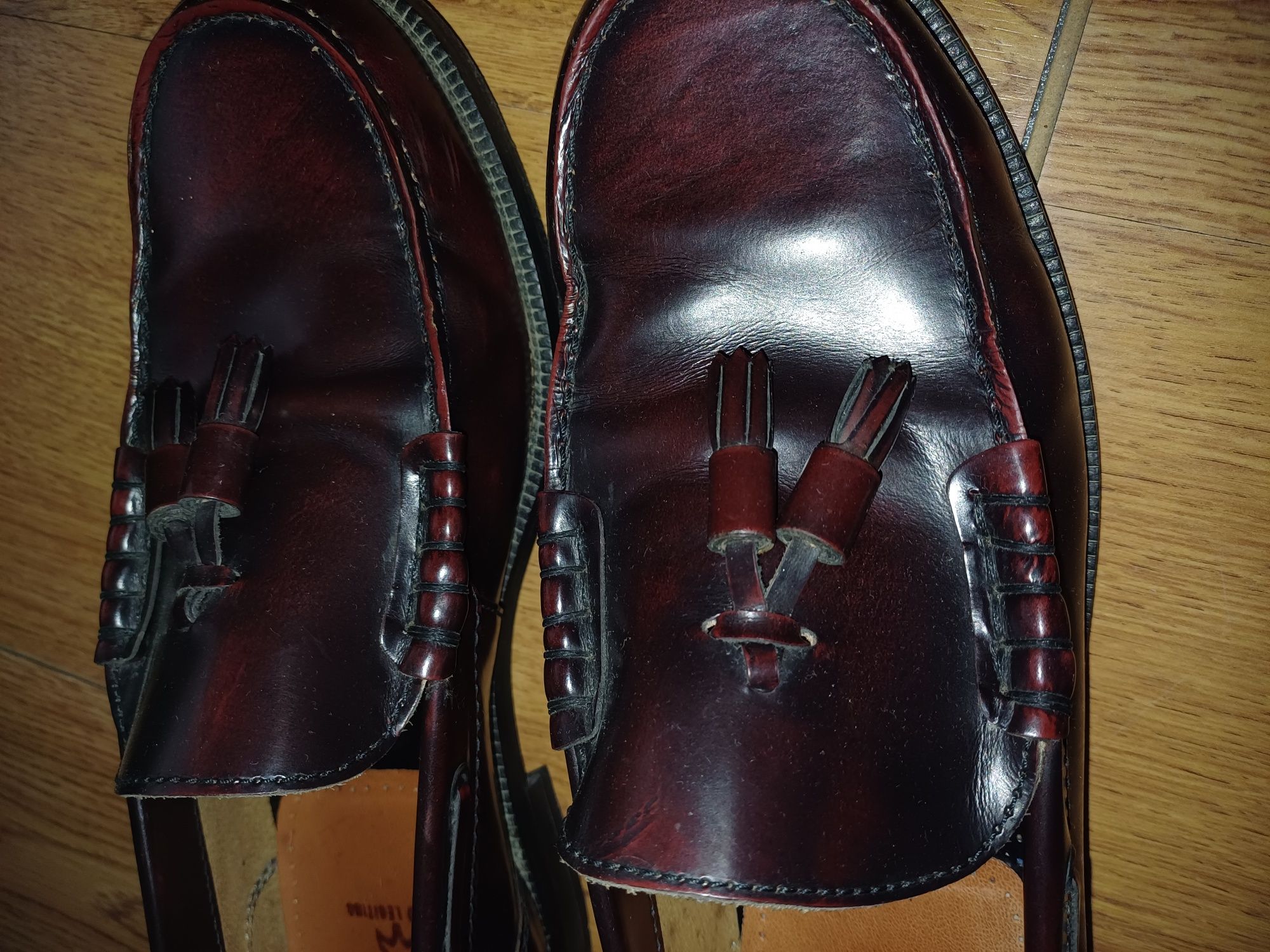 Sapatos Pele Homem