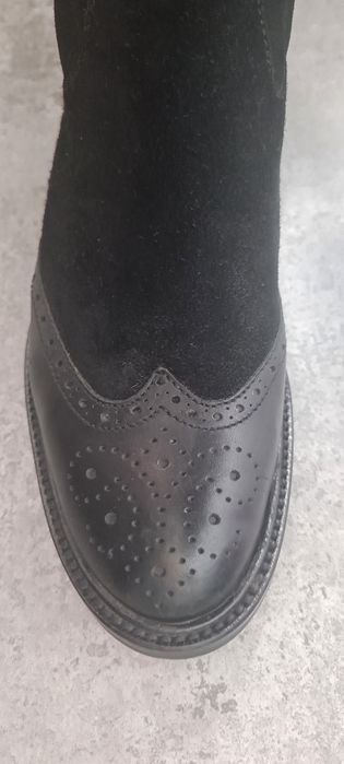 Сапоги натуральнная кожа