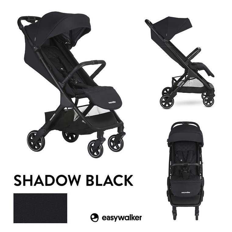 Wózek spacerowy Easywalker Jackey, samoskładający shadow czarny