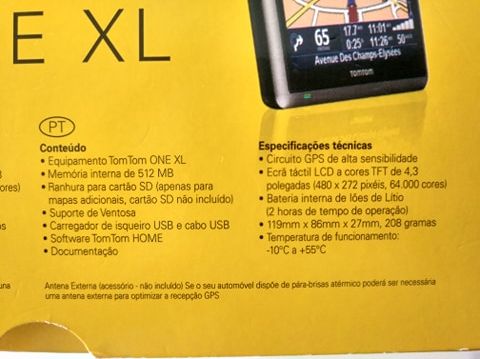 Tomtom ONE XL em caixa original (Novo Preço)