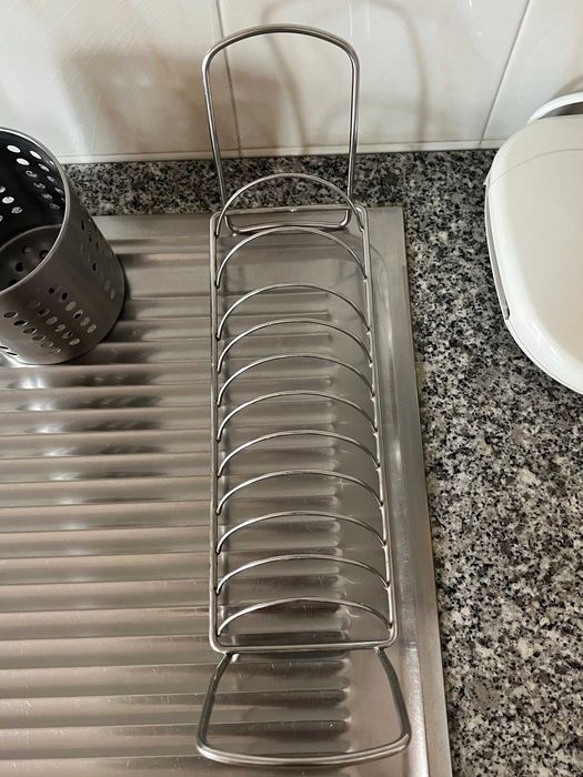 Escorredor louça IKEA VÄLVÅRDAD 12×32 — inox