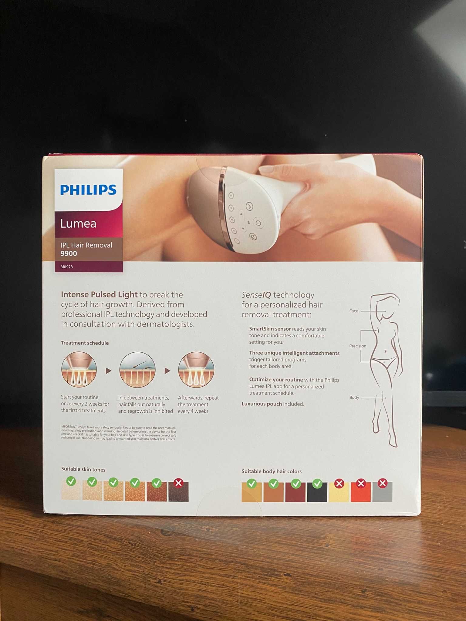 NOWA Philips Lumea 9900 IPL BRI973/00 – Fabrycznie zapakowana!