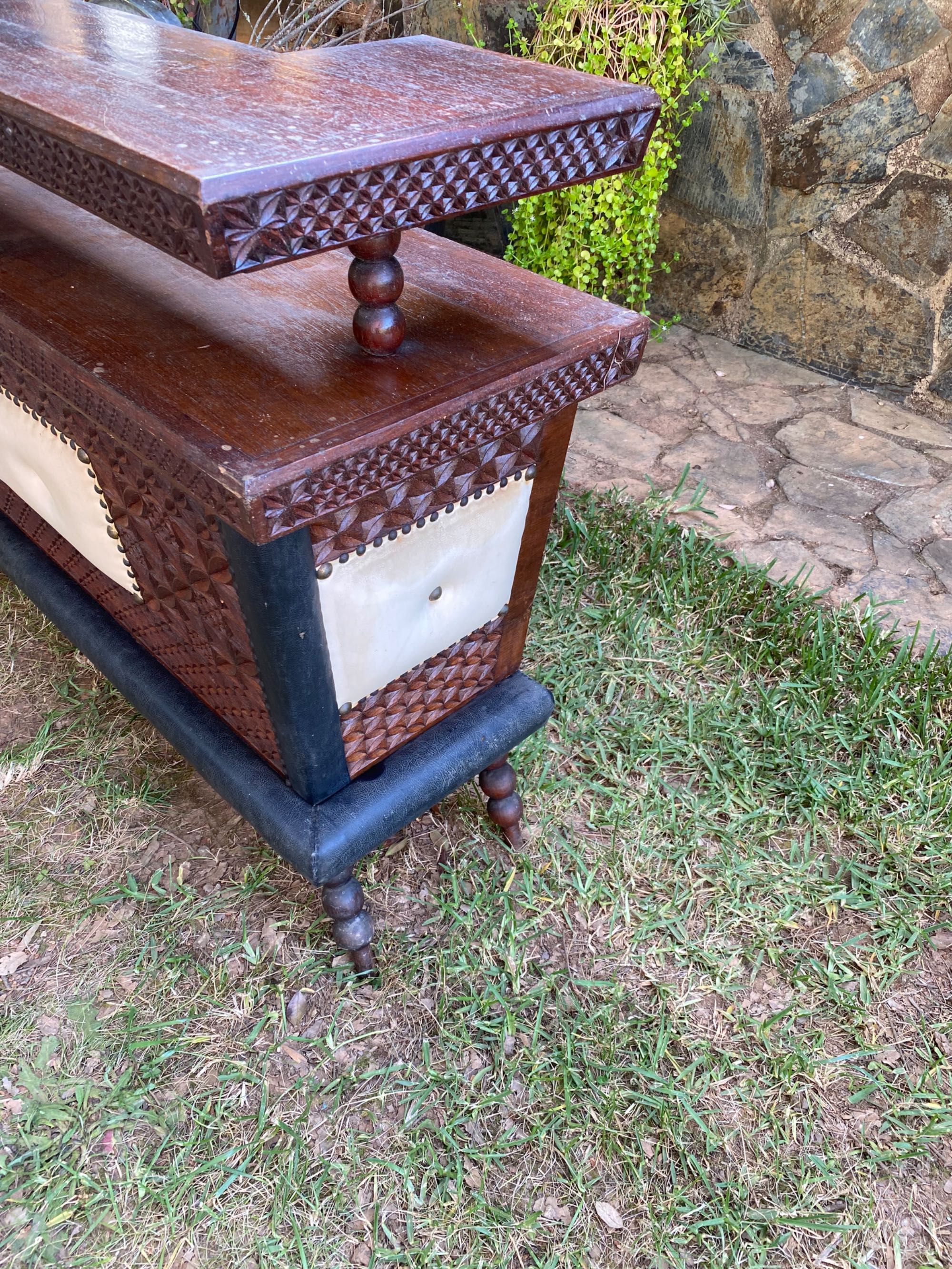 Bar balcão Madeira exótica Jandira Pau Rosa Moçambique 1,40 mt Anos 60