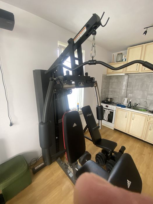 Atlas Adidas , ławeczeka,hantle orbitrek, sztanga