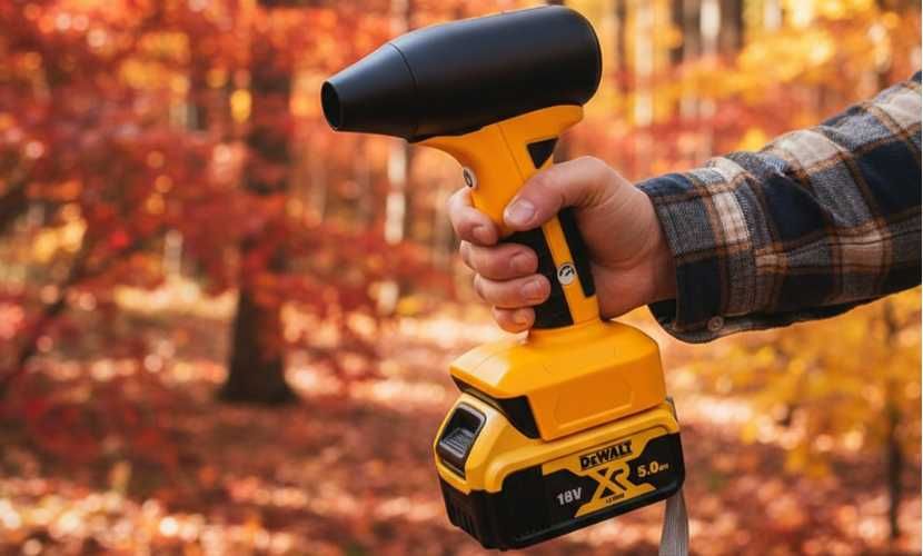 Mocna dmuchawa akumulatorowa HOLDX mini do akumulatorów Dewalt 18V