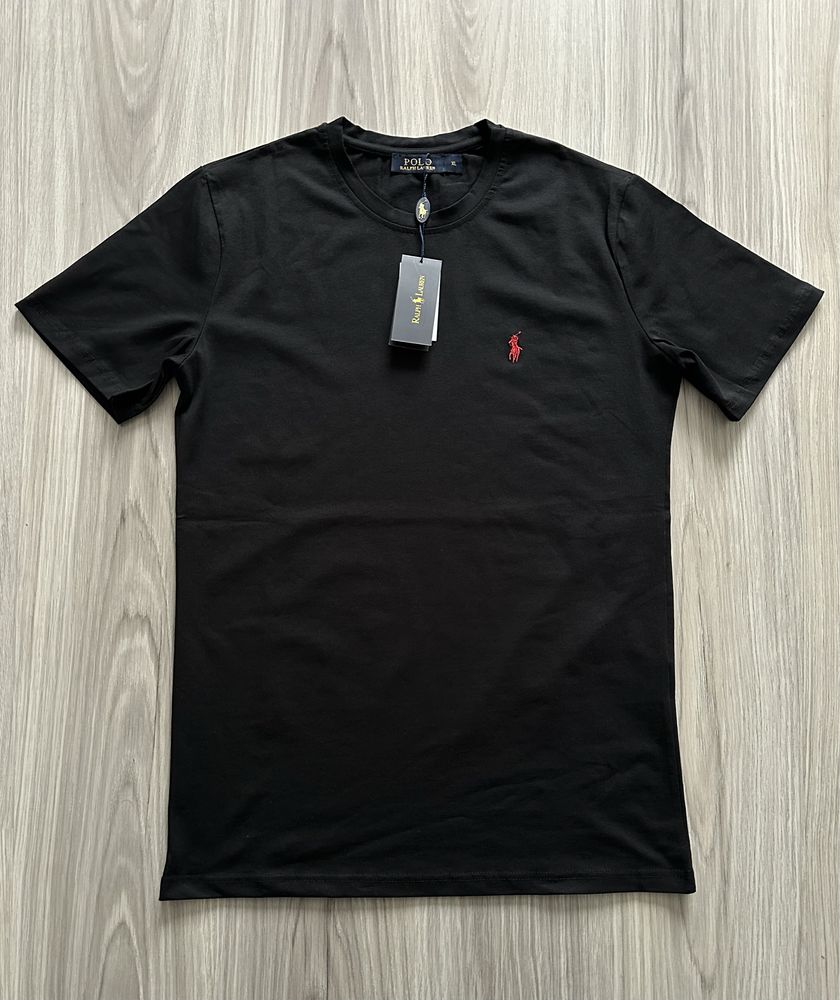 T-Shirt męski czarny Ralph Lauren rozmiar XL