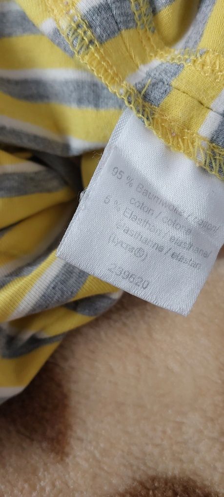 Bluzka top na ramiączkach żółta S Mitch & Co