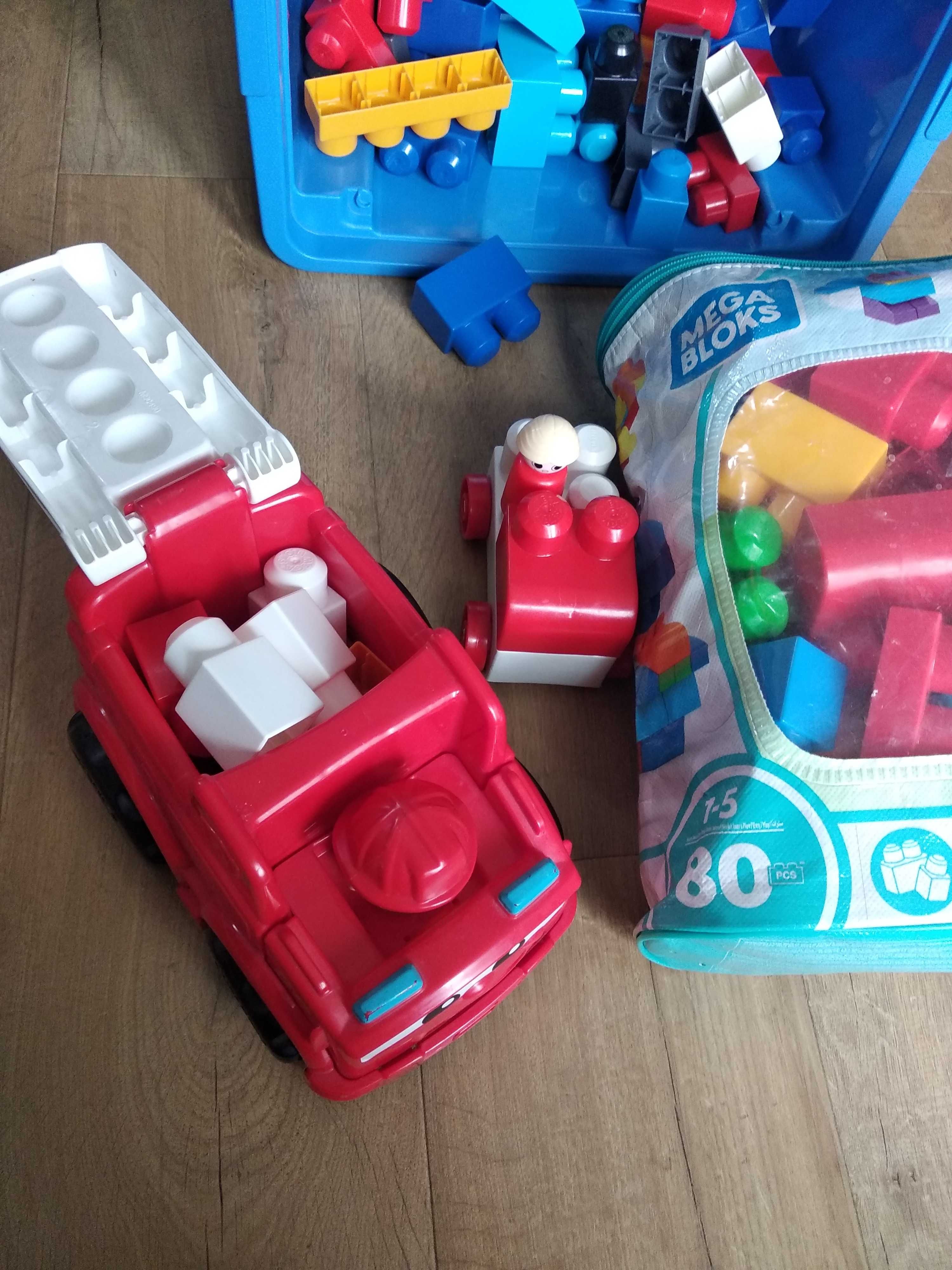 Klocki mega Bloks straż pożarna wóz strażacki