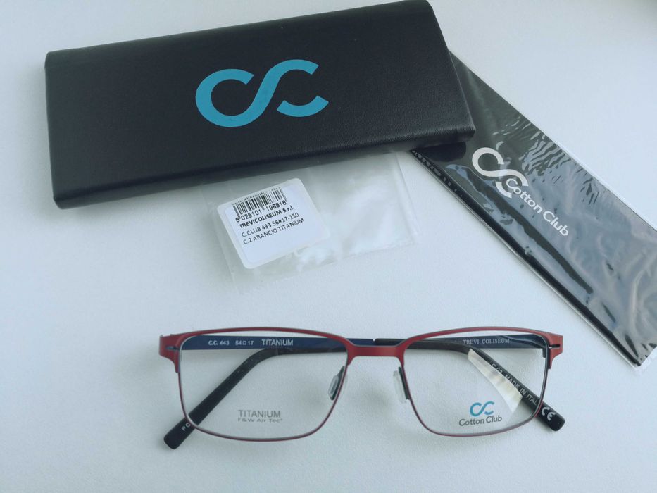 Cotton club TITANIUM Italy чоловіча оправа для окулярів (окуляри очки)