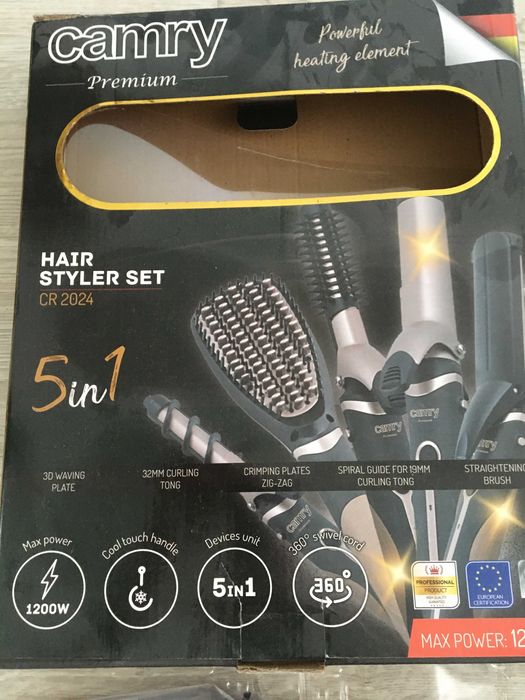 lokówka hair styler set 5in1 Camry Premium