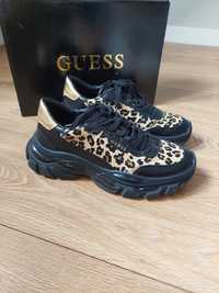 Sneakersy  buty  adidasy Guess massel, leopard, panterka, 39, FL7MSSLE