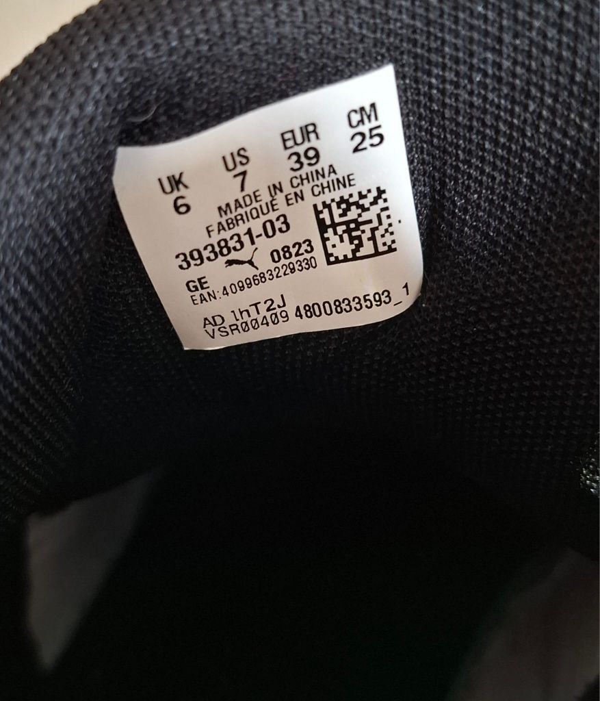 Tênis Bota Puma Originais - Tamanho 39