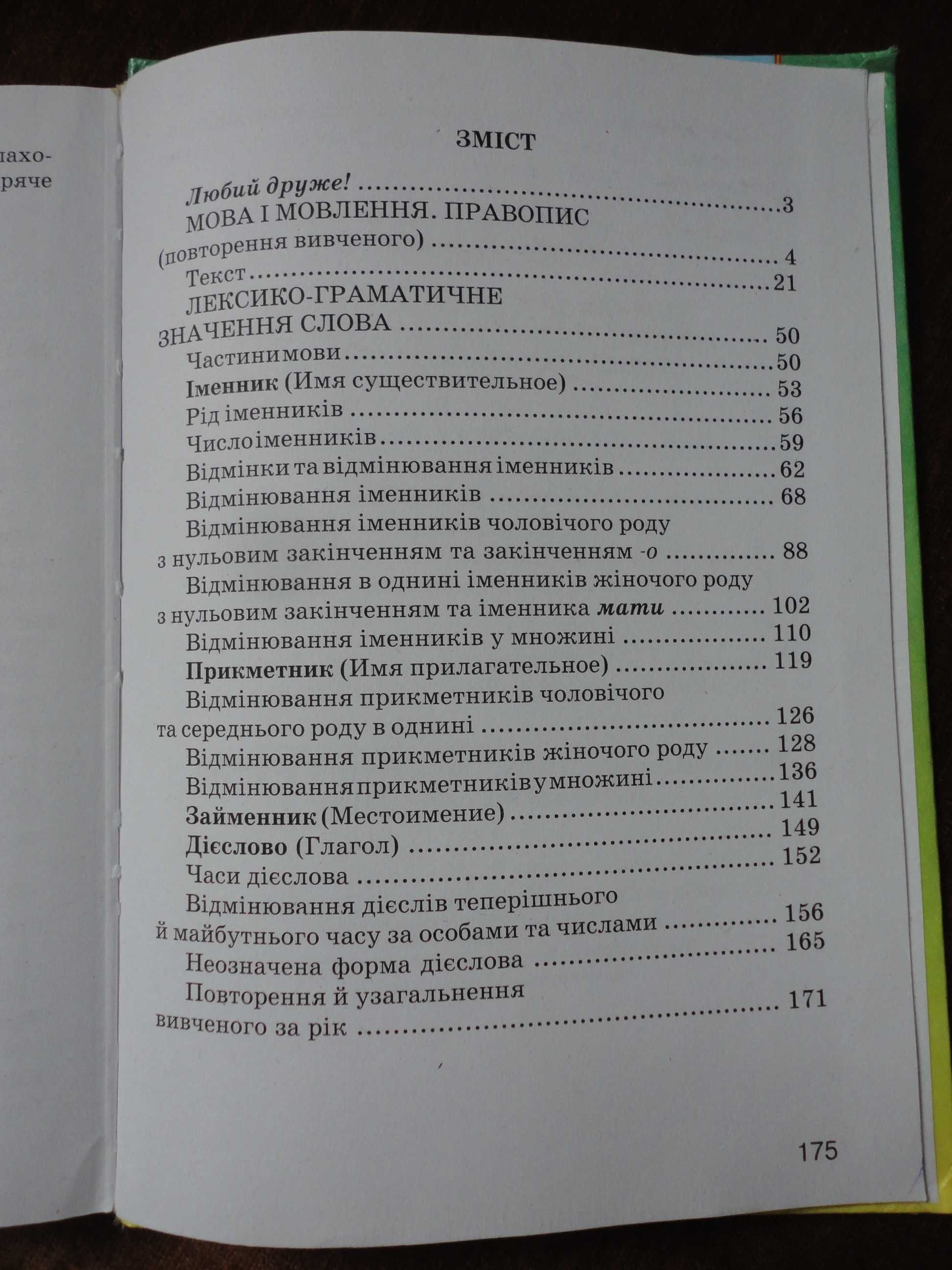 Учебник 4 класс. Українська мова RUS Хорошковська Воскресенська
