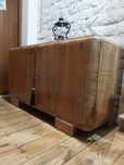 Retro komoda z lat 50 prl drewniana fornirowana vintage loft szafka