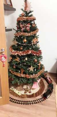 Decorações árvore de Natal em cor de laranja
