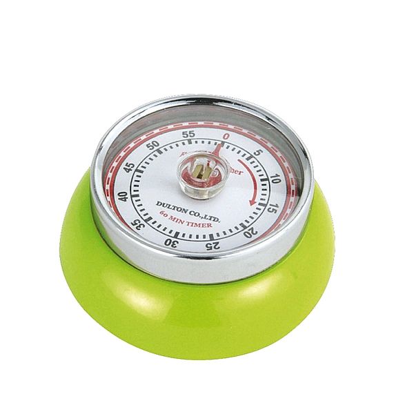 Timer Zassenhaus Speed mechaniczny, śred. 7x3 cm, zielony