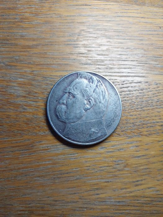 Srebrna moneta 10zł Józef Piłsudski 1935r