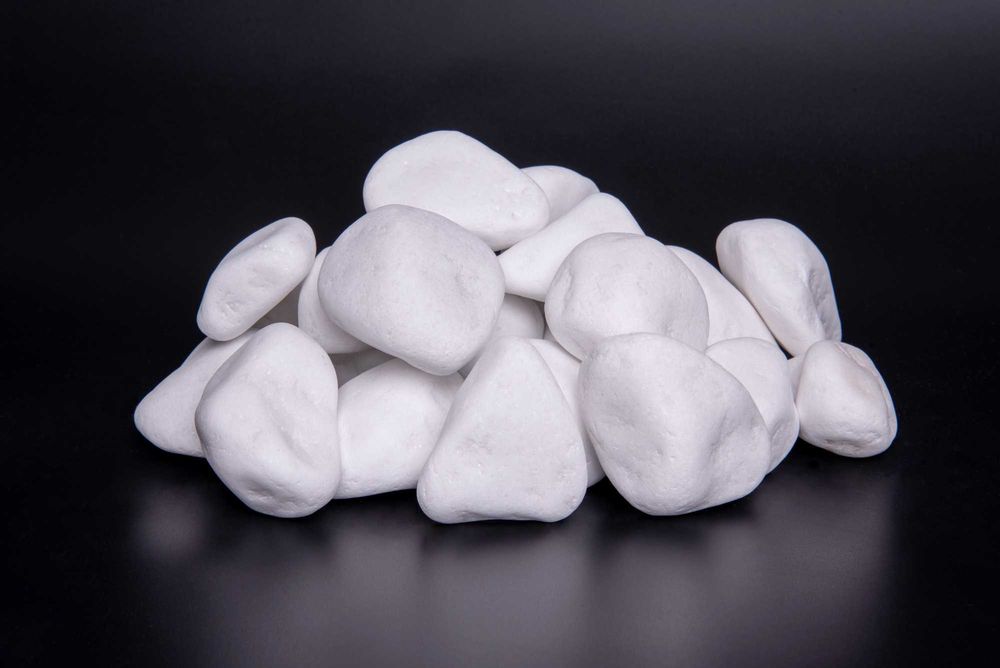 Kamień Ogrodowy Thassos Otoczak Biały od 1-2cm do 13-25cm - 1000kg
