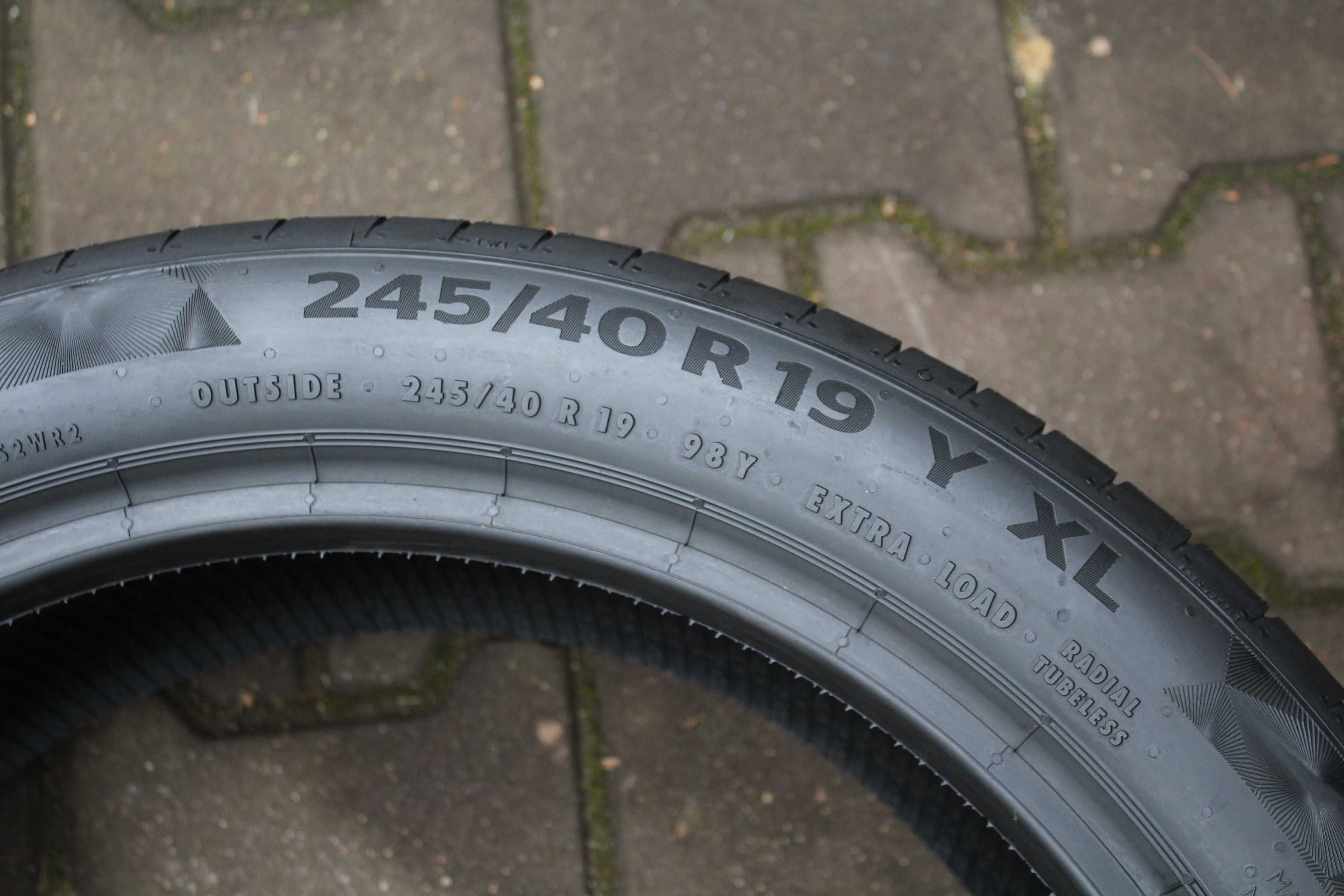 245 40 R19 Continental Premium Cpntact 6  SSR