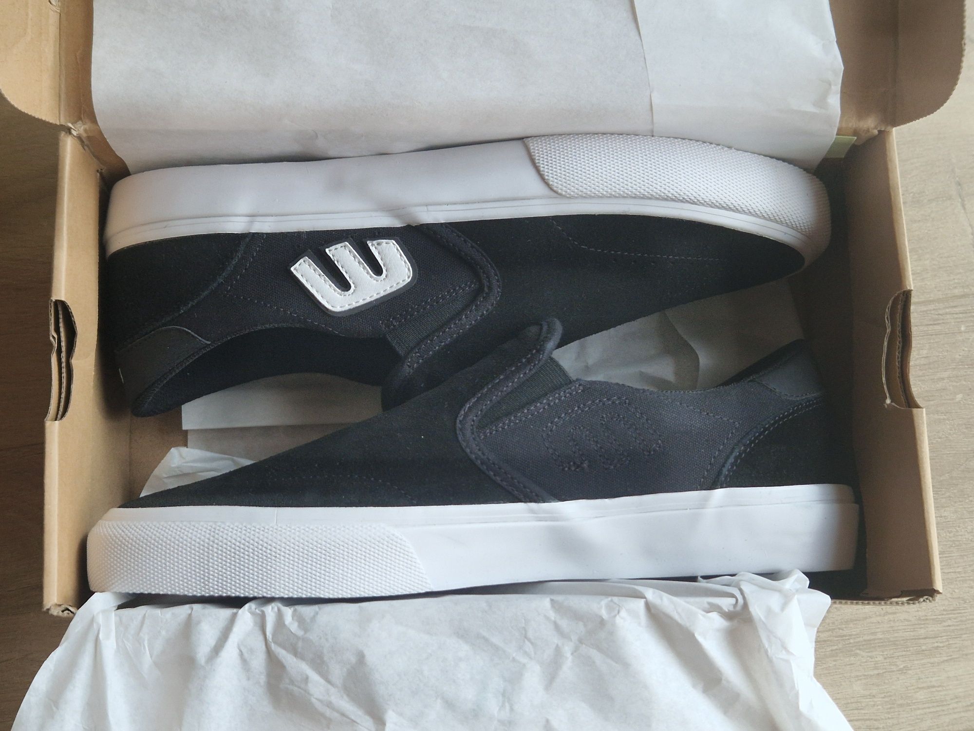 Nowe buty Etnies lo cut slip 44 28,5cm  balck/white