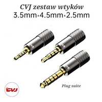 CVJ  Plugs Wtyki 2.5,3.5,4.4mm do kabla modułow.