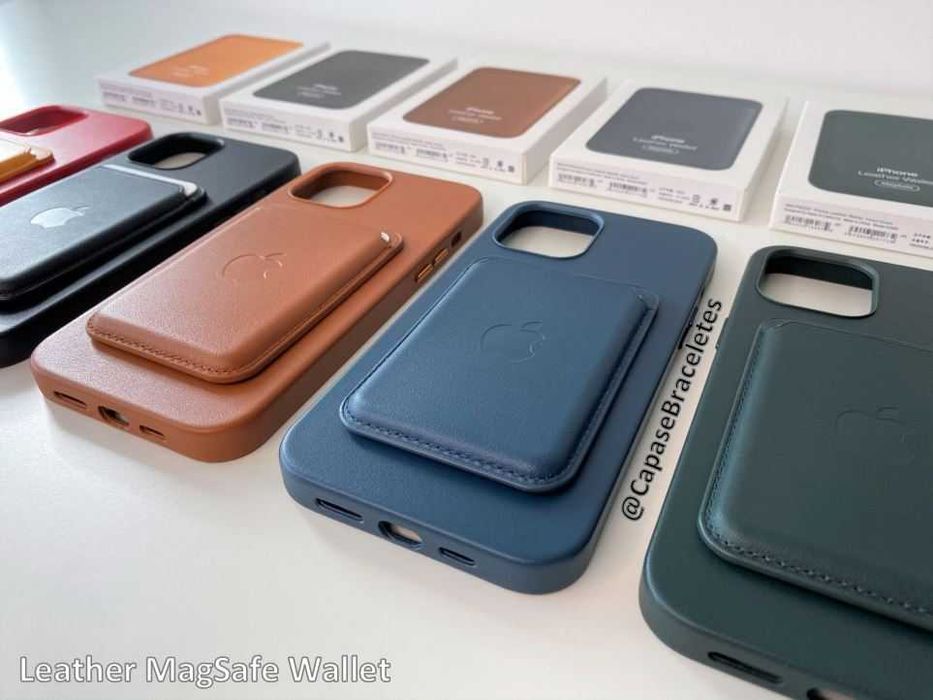 Carteira em Pele MagSafe p/ iPhone 12