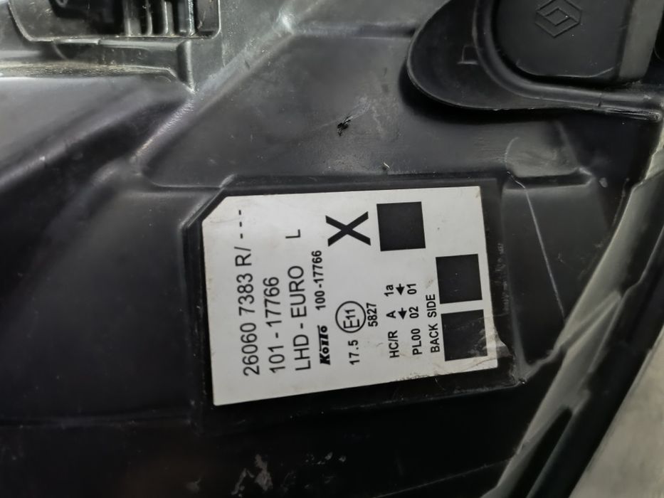 Lampa lewa Renault Kangoo III 3 Lift Europa reflektor przedni