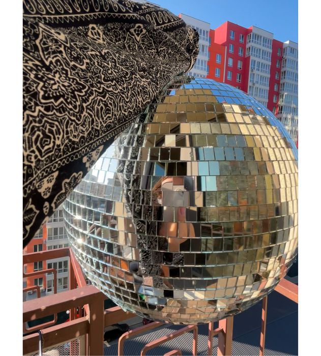 Диско куля 50 см, диско шар, дзеркальна куля лед