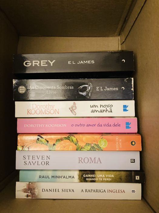 Vendo livros à caixa