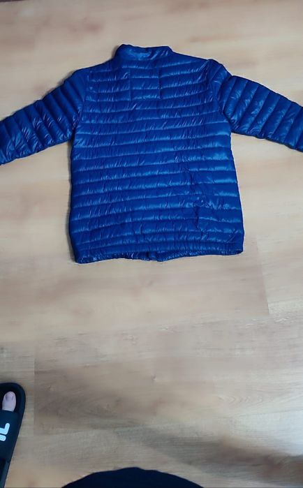 Granatowa kurtka wiosenno - jesienna chłopięca ze stójką - Reserved -