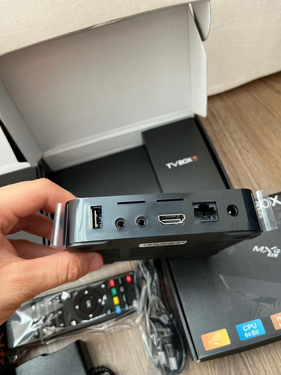 Смарт тв приставка 4/64 gb 4/32 gb mxq pro тв-приставка