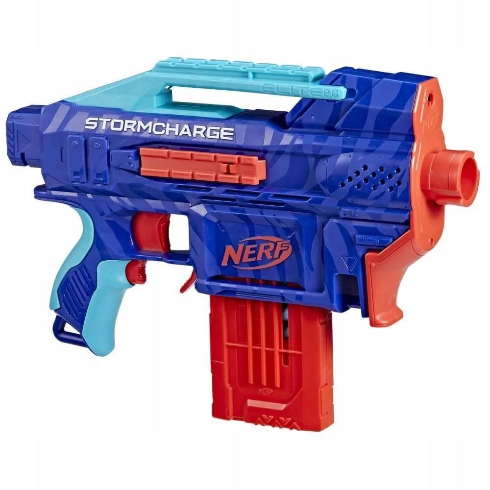 pistolet nerf elite 2.0 automatyczny stormcharge 4w1 + 20 strzałek