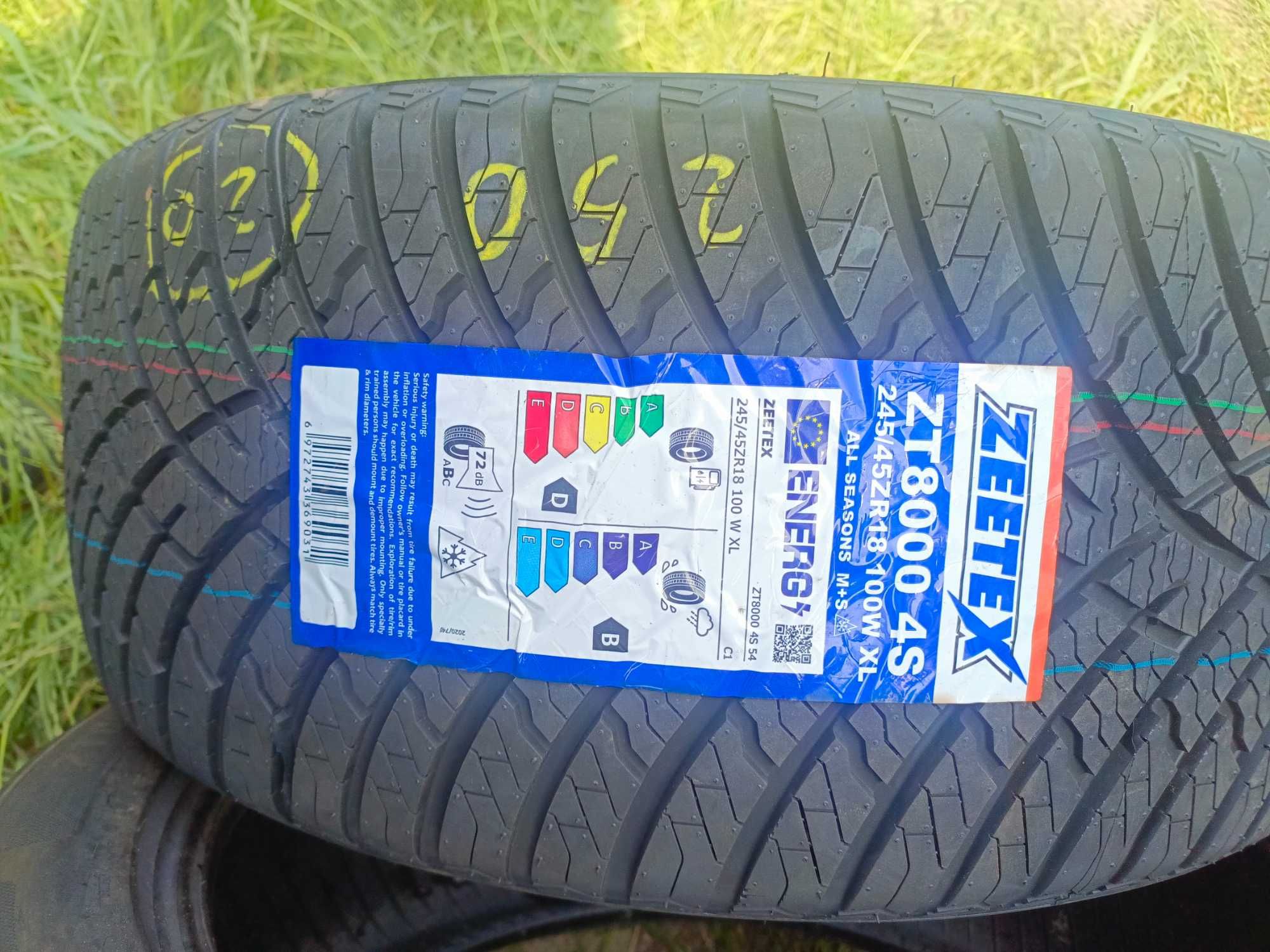 Nowe opony całoroczne wielosezonowe 245/45/18 Zeetex 2 sztuki 2025r