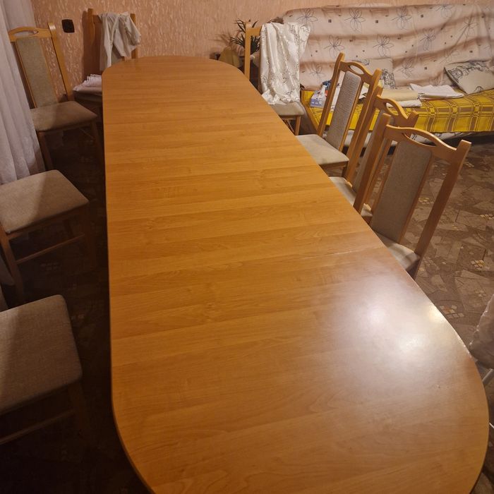 Stół rozkładany krzesło krzesła