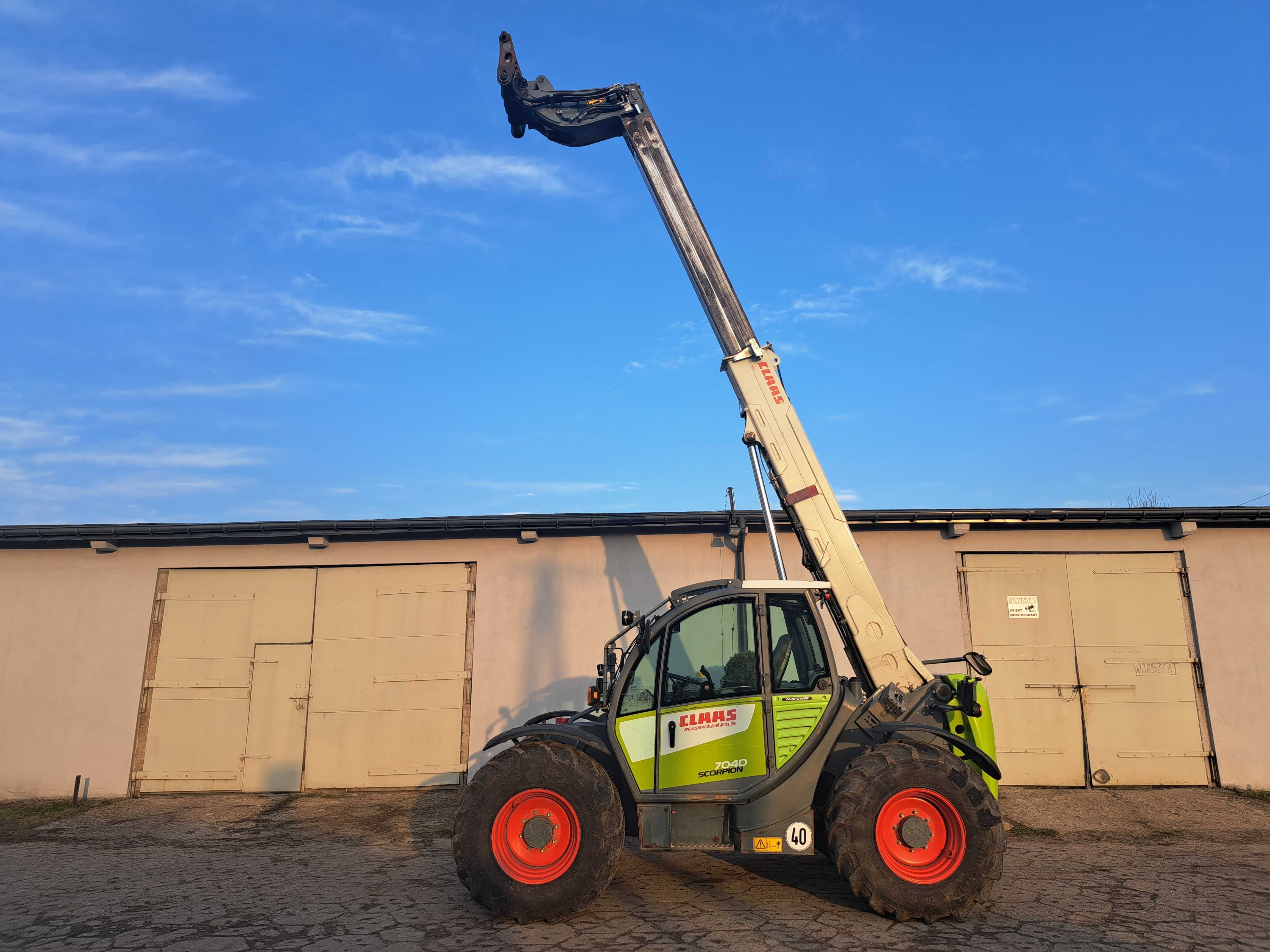 CLAAS Scorpion 7040 ładowarka teleskopowa manitou jcb -okazja-
