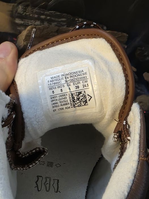 Шкіряні кеди Converse All star Chuck Tailor