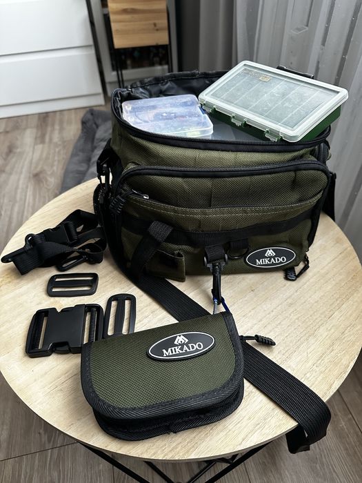Torba wędkarska Mikado 29x15x20 cm + pudełka
