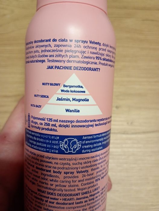 Nowy dezodorant w sprayu