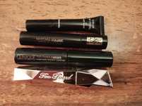 Czarny tusz do rzęs Chanel YSL Clinique Too Faced. Czarna mascara 4szt