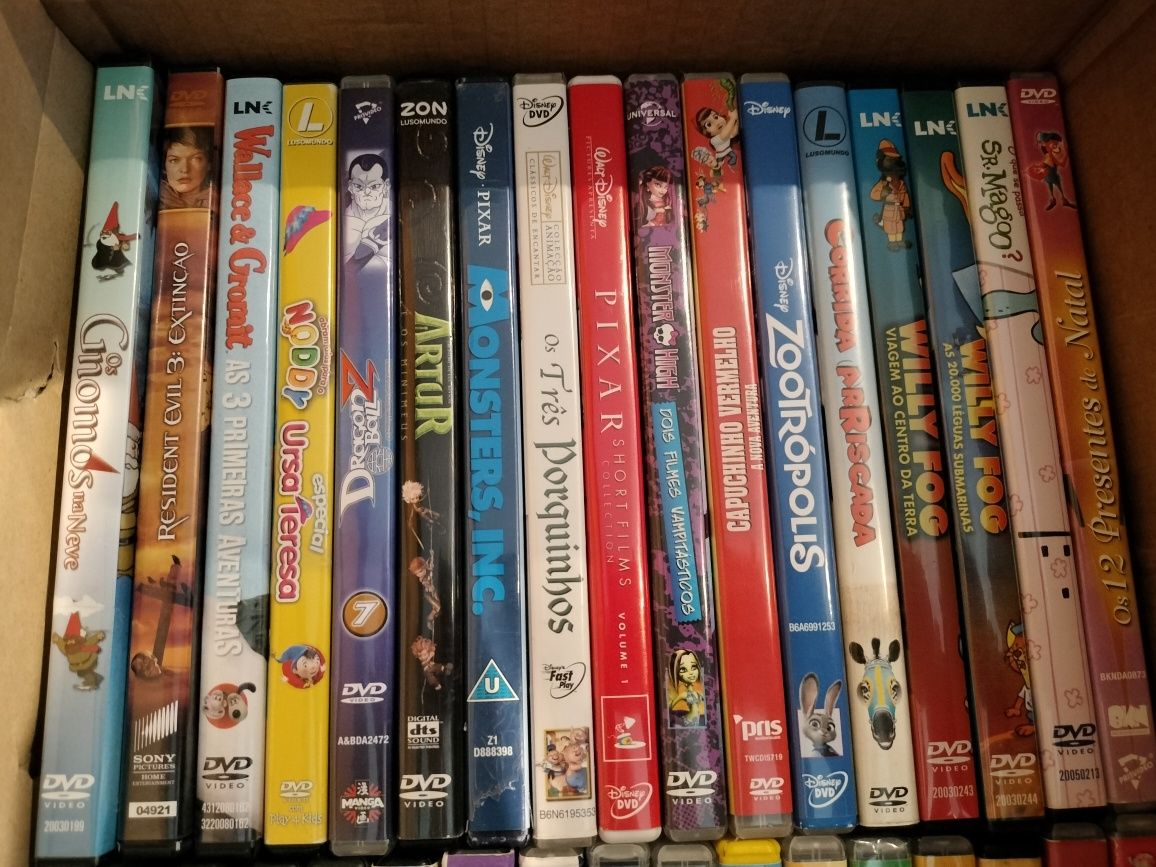 DVD's Disney e outras coleções