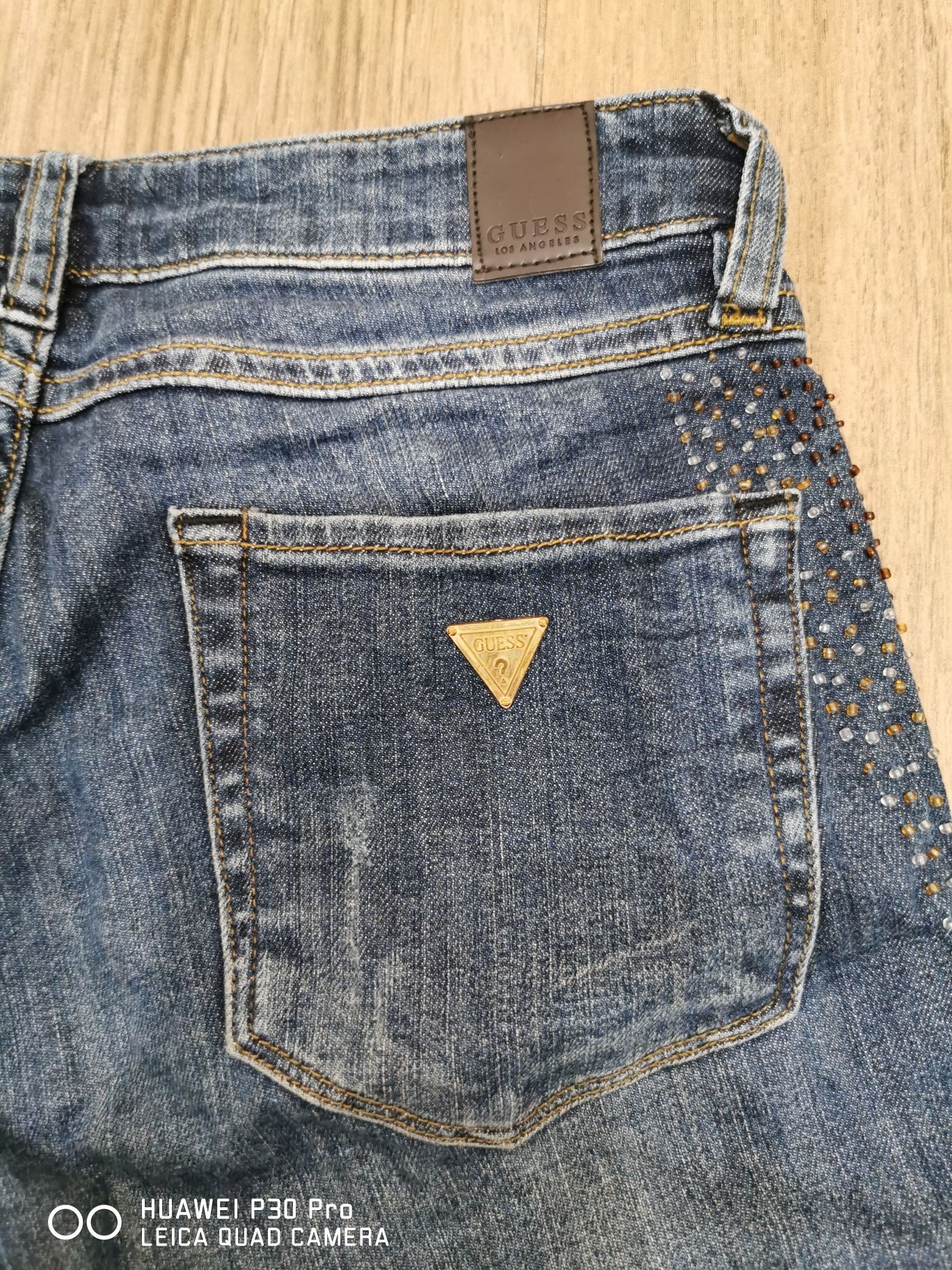 Spodnie Damskie Guess Jeansowe Oryginalne