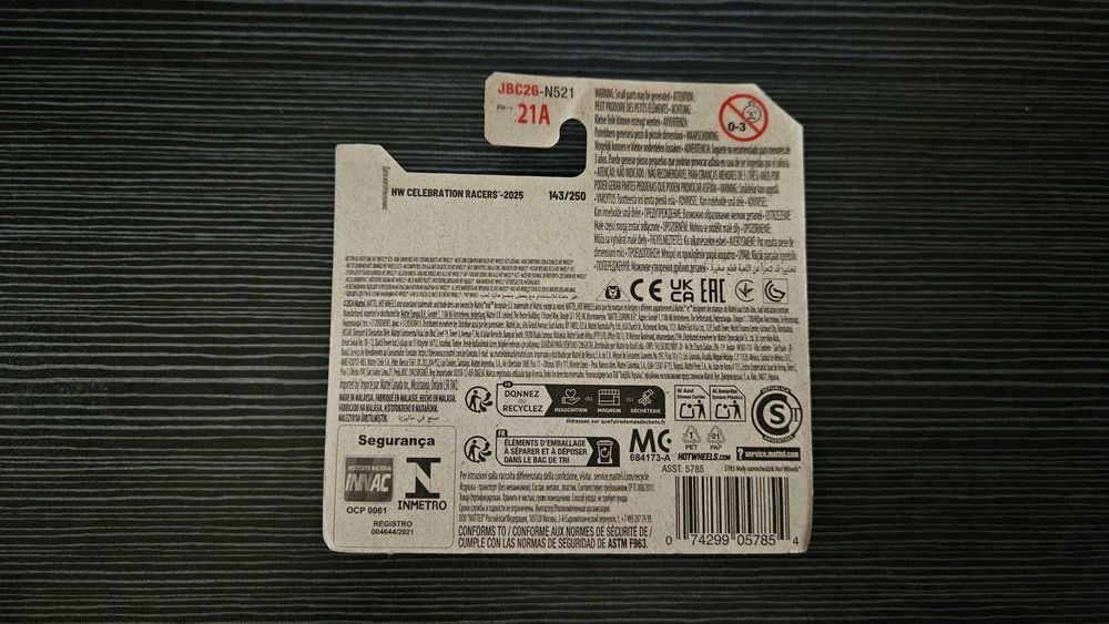 Hotwheels Birthday Burner lacrado