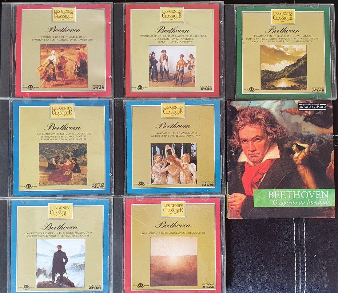 Cds música clássica Beethoven, Mozart, Vivaldi