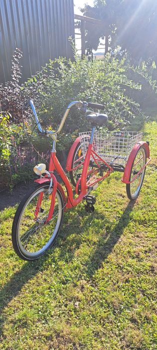 Rower dla seniora trójkołowy w stanie idealnym