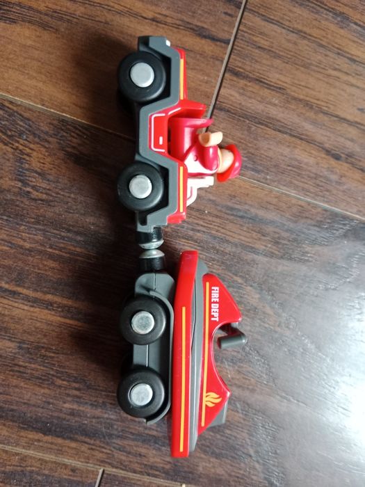 Kolejka tory droga pociagi Duży zestaw Playtive junior drewniane tory